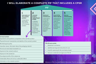 do your cpsr, cosmetic product safety report, n pif