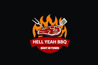 design good looking BBQ logo for you