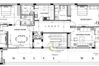 provide interior design and architectural plans