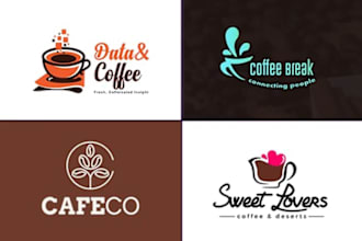 make a food bbq restaurant cafe coffee bakery logo design