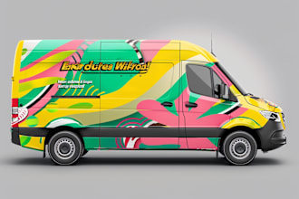 do professional car wrap design, truck wrap design, van