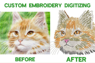 do digitize image for embroidery, logo digiize and patch designs in dst few hour