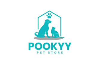 create a distinctive, polished pet store logo or icon design for you