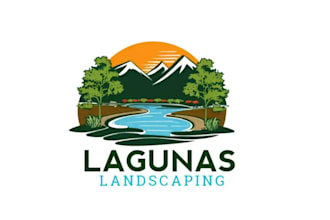 create a stylish, contemporary, landscap logo for you