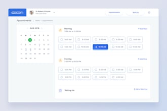 do dashboard UI design in figma