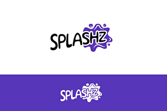 butterfly pea water go global logo design
