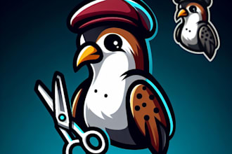 do, make, style, quail, bird, mascot logo design