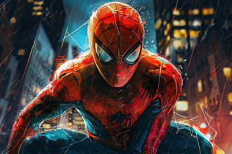 draw comic superhero pop art portraits