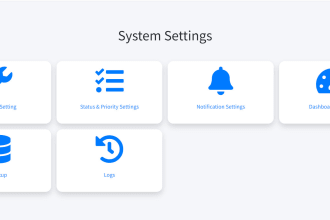 create an asset or inventory management system