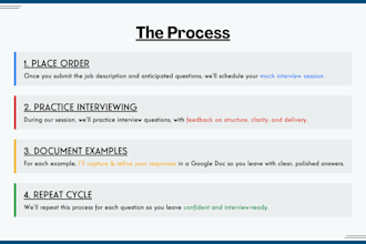 conduct mock interviews focused on behavioral questions