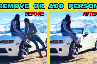 do remove or add people, person, objects from photo in 2 hours