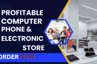 design cell phones, smartphones shopify store  electronics dropshipping website