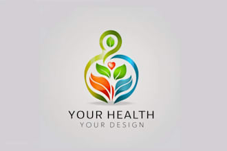 create a distinctive health care logo or icon design for your company