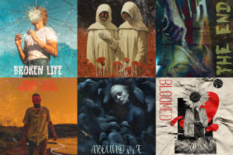 design your music album cover art or single artwork