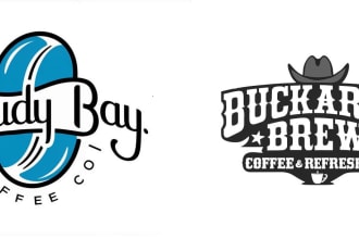 design a modern coffee logo design