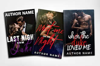 design professional romance book cover, fantasy book cover, erotic cover