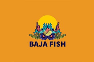 design awesome fish logo