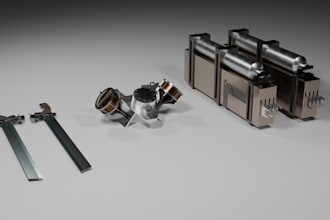 model and texture 3d props or assets for games or VR