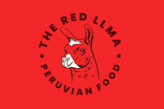 modern fine dining restaurant llama logo