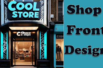 eye catching shop front or storefront window graphics shop interior or exterior