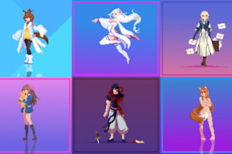 make pixel art sprites and animations for you