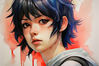 draw you an anime portrait or icon