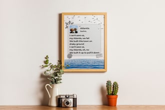 design personalized spotify song lyrics print wall art and poster design