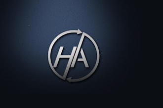 do modern luxury monogram text initial letters logo design