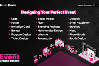 do event graphic design marketing promotion plan and event planning