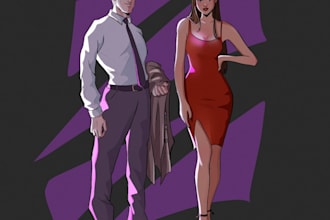 draw your original character in my style