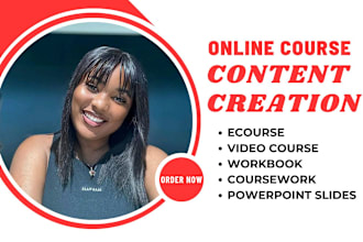 online course content, workbook, coursework, ppt, ecourse kajabi course creation