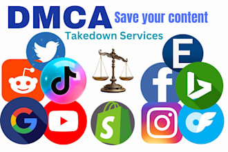 report to remove copyright infringing content from social media and google