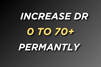 increase ahrefs domain rating DR with high quality dofollow backlinks