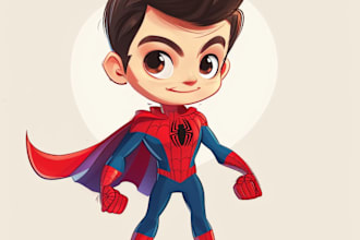 design superhero, concept art, characters and game character