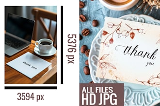 create 100 thank you images with an aesthetic theme