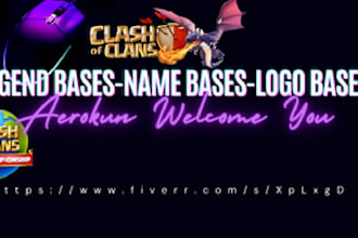 make named coc bases with walls
