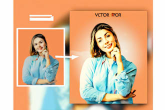 manual vector tracing, vector file using adobe illustrator