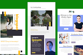 design creative email newsletter mailchimp