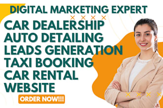 do car dealership leads mobile car detailing car repair leads car rental website