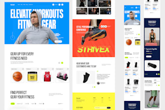 do figma website design, landing page figma design UI UX