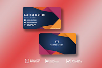 design business cards, visiting cards, and stationery