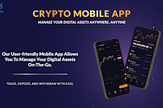create crypto wallet, crypto exchange website and mobile app for you