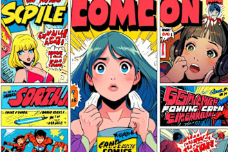 make a special comics and illustration