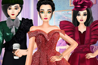 do 2d dress up  games  for little girls fashion lovers