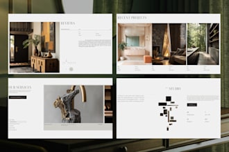 create a minimalistic and elegant website, several pages