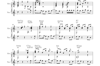 a guitar arrangement for the song you need