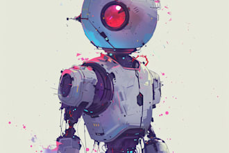 character, mecha, spaceship, weapon or environment sci fi