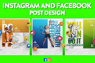 do high converting instagram and facebook post and ads design