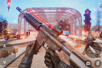 develop 3d fps game, multiplayer shooting game, sniper shooting game in unity