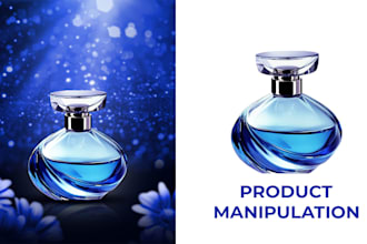 do any kind of product manipulation and photo editing